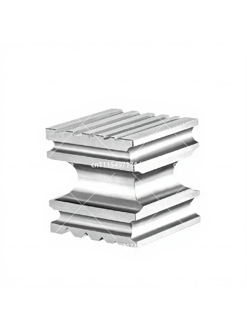 4-Way Steel Forming Block with Half-Round & Square Grooves Jewelry Making Anvil for Rings Bracelets