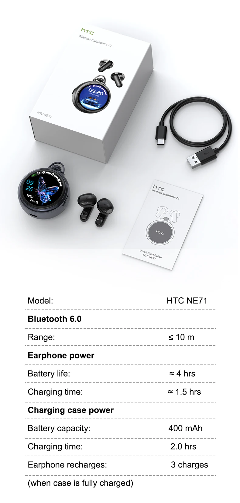 ZNP 2026 Smarte Bluetooth-Ohrhörer mit KI-Sprachassistent, emotionaler Begleitung, IP56 wasserdicht, Sport-KI-Übersetzer-Ohrhörer N03 – Detail 15