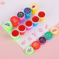 10/30pcs Cartoon Teacher Comments Encourage Stamps Children Award Praises Emoticons Seal DIY Praise kids Seal Teacher Supplies