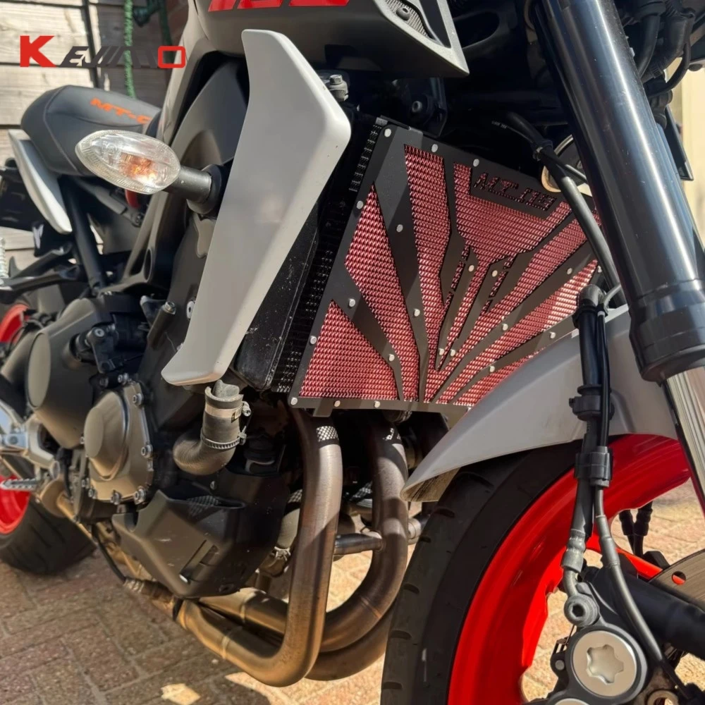 For Yamaha MT-09 MT 09 MT09 Radiator Grille Grill Cover Guard Protector Water Tank Net 2014-2018 2019 2020 2021 2022 2023 2024