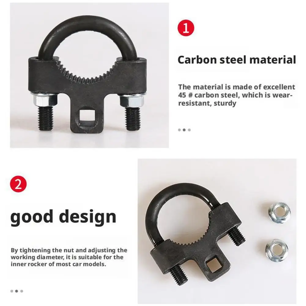 أداة قضيب ربط داخلي 3/8 بوصة لإصلاح هيكل السيارة، مجموعة سهلة التركيب والإزالة، أداة إصلاح السيارة الأساسية للميكانيكا #3
