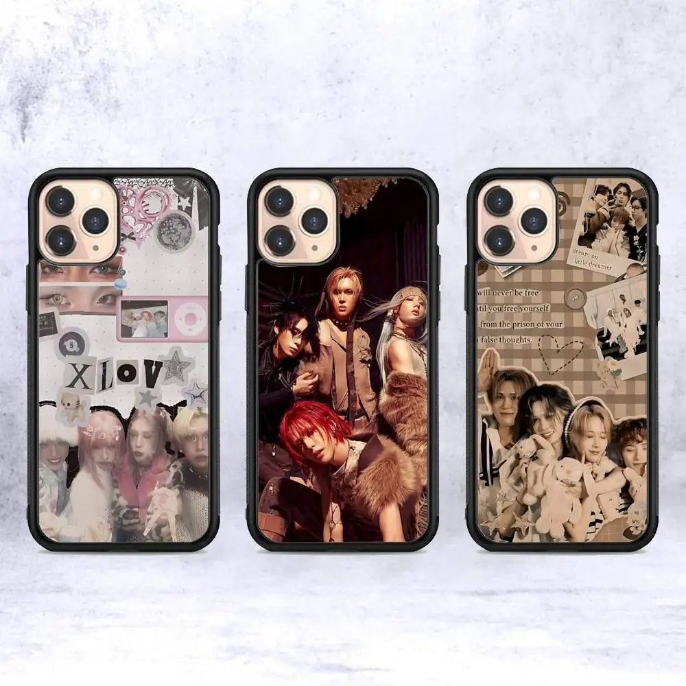 Famous K-pop Group X-XLov Music For Iphone 17 Air 16 15 14 13 12 11 Pro Max TPU+PC Plus Shockproof Back Phone Cover