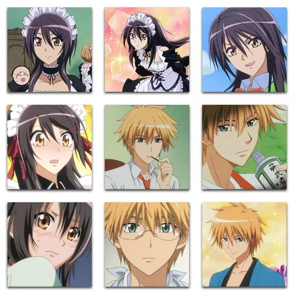 10/30/59pcs Ayuzawa Misaki Maid Sama Stickers Cool Usui Takumi Anime Sticker Scrapbooking Aesthetics Bike Phone Waterproof Decal