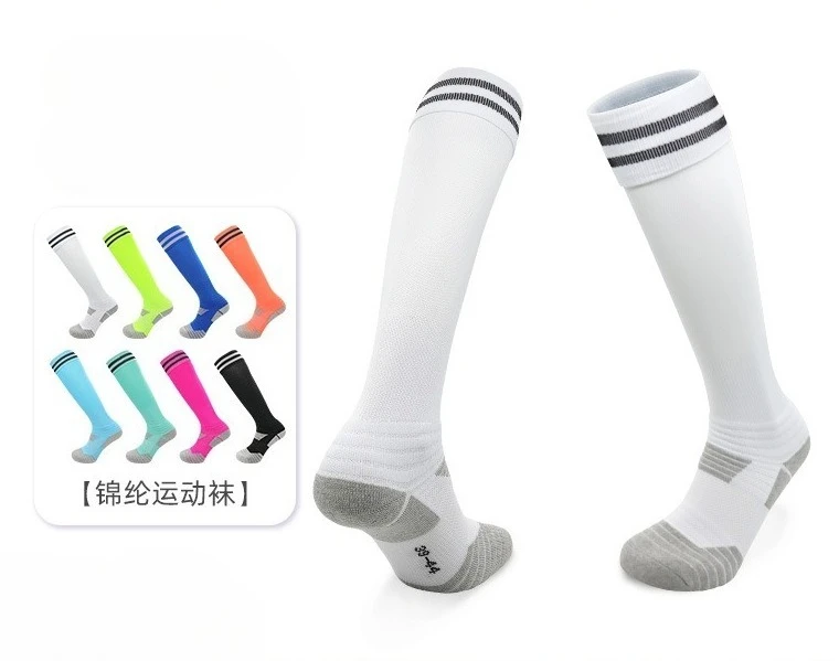 

High Tube Professional Football Socks Training Sports Long Socks Breathable Anti Slip Towel Bottom