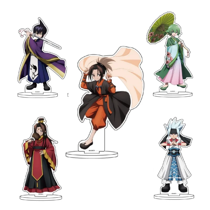 Figura de Anime SHAMAN KING, modelo de pie, placa, decoración de escritorio, regalo de pie, soporte acrílico Tachikawa Kei, modelo de placa, juguete de Cosplay