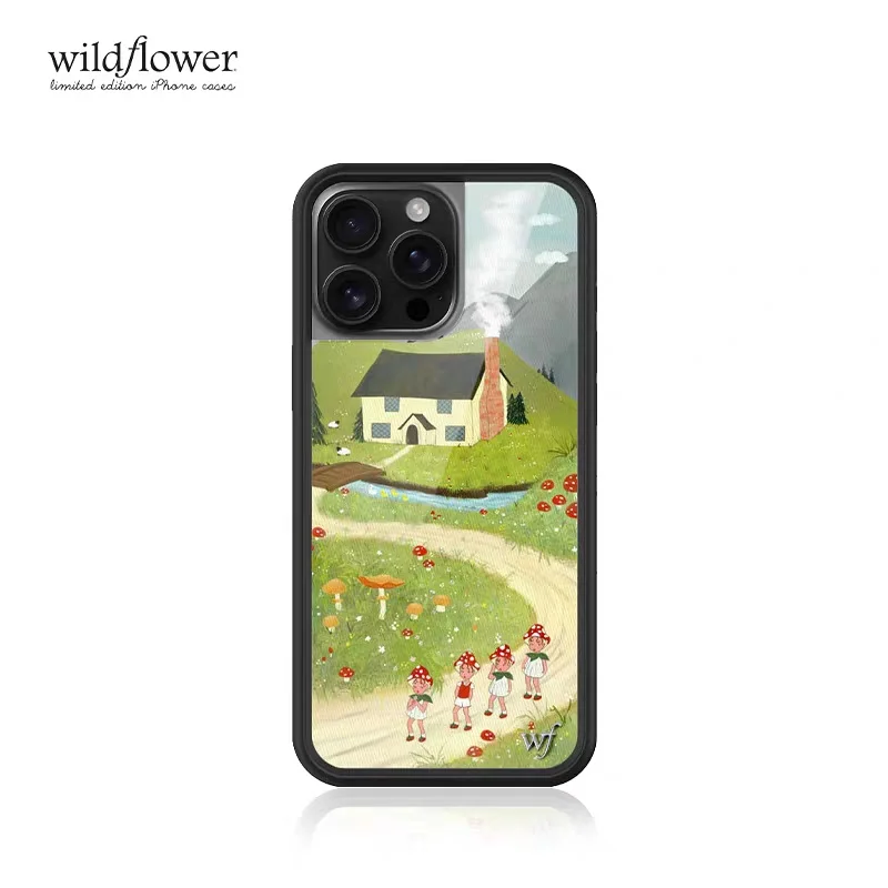 حافظة لهاتف أبل آيفون 12 13 14 15 16 17 Pro Max Plus Air 17pro House Pastoral wf Girl Cover Funda