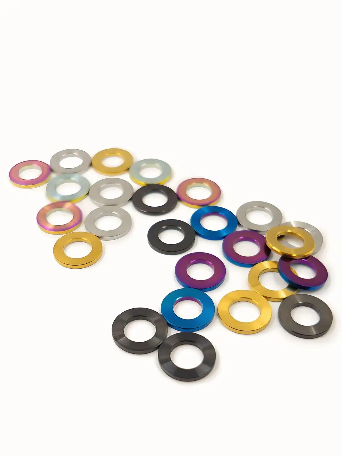 AliExpress Ti-meda Tech M5 M6 M8 M10Titanium Alloy Flat Washers for Bolts Bike Motorcycle Car Screws Fasteners Durable Hardware Accessories