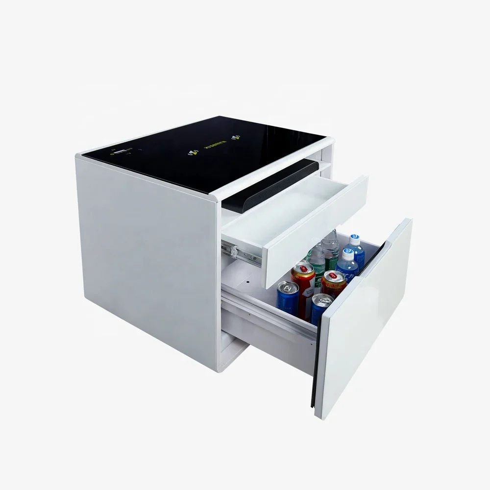 Mini Smart Home Appliances Bottom-freezer Skincare Fridge Side-by-side Compact Refrigerators with Storage Drawer