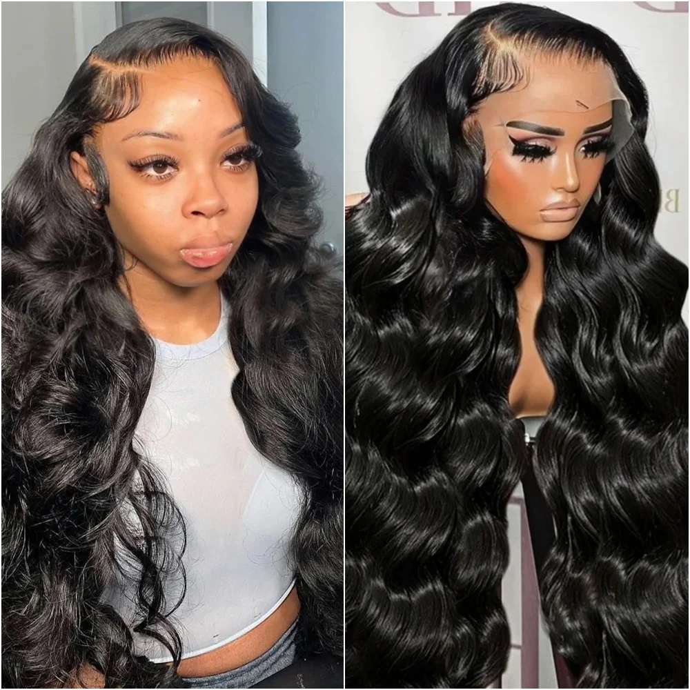البرازيلي 360 الدانتيل الجبهة باروكة من شعر طبيعي قبل قطعها 30 40 بوصة الجسم موجة 13x6 HD الدانتيل الشفاف الباروكات الأمامية للنساء السود #1
