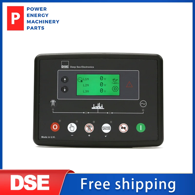 

Original Deep Sea DSE6020 MKII Generator Controller Auto Mains (Utility) Failure Control Module Genset Parts DSE6020MKII