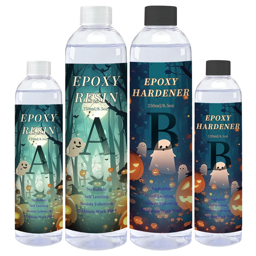 

Хэллоуин 1:1AB клей из эпоксидной смолы высокой четкости быстросохнущий клей высокой твердости DIY принадлежности для изготовления ювелирных изделий из смолы клей