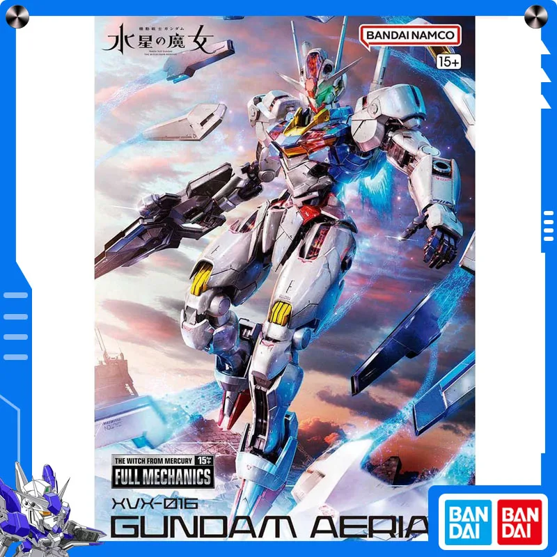 

Original Bandai 1/100 Full Mechanics Gundam Aerial (Mobile Suit Gundam: The Witch From Mercury) Assembly Model Collect Ornament