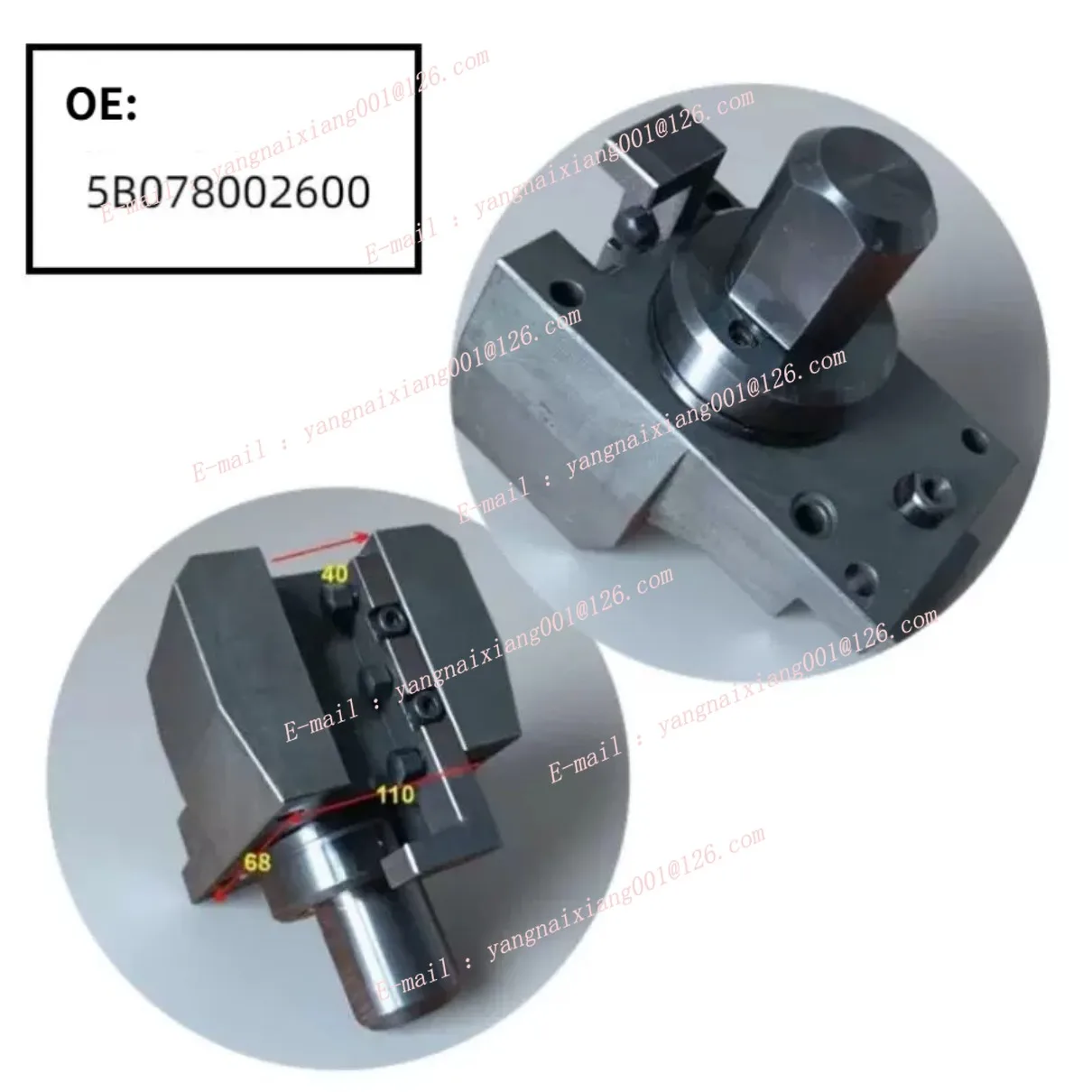 BMT68 Fixed Live Driven Tool Holder for Mazak Boring Turn‑Mill Tool Boring End Face Toolholder Outer Circle Turret Cutter Seat