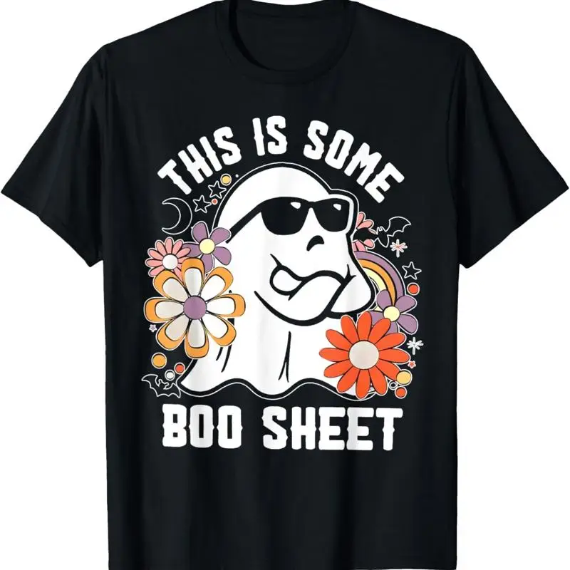 Funny Halloween Boo Ghost Costume This is Some Sheet T Shirt