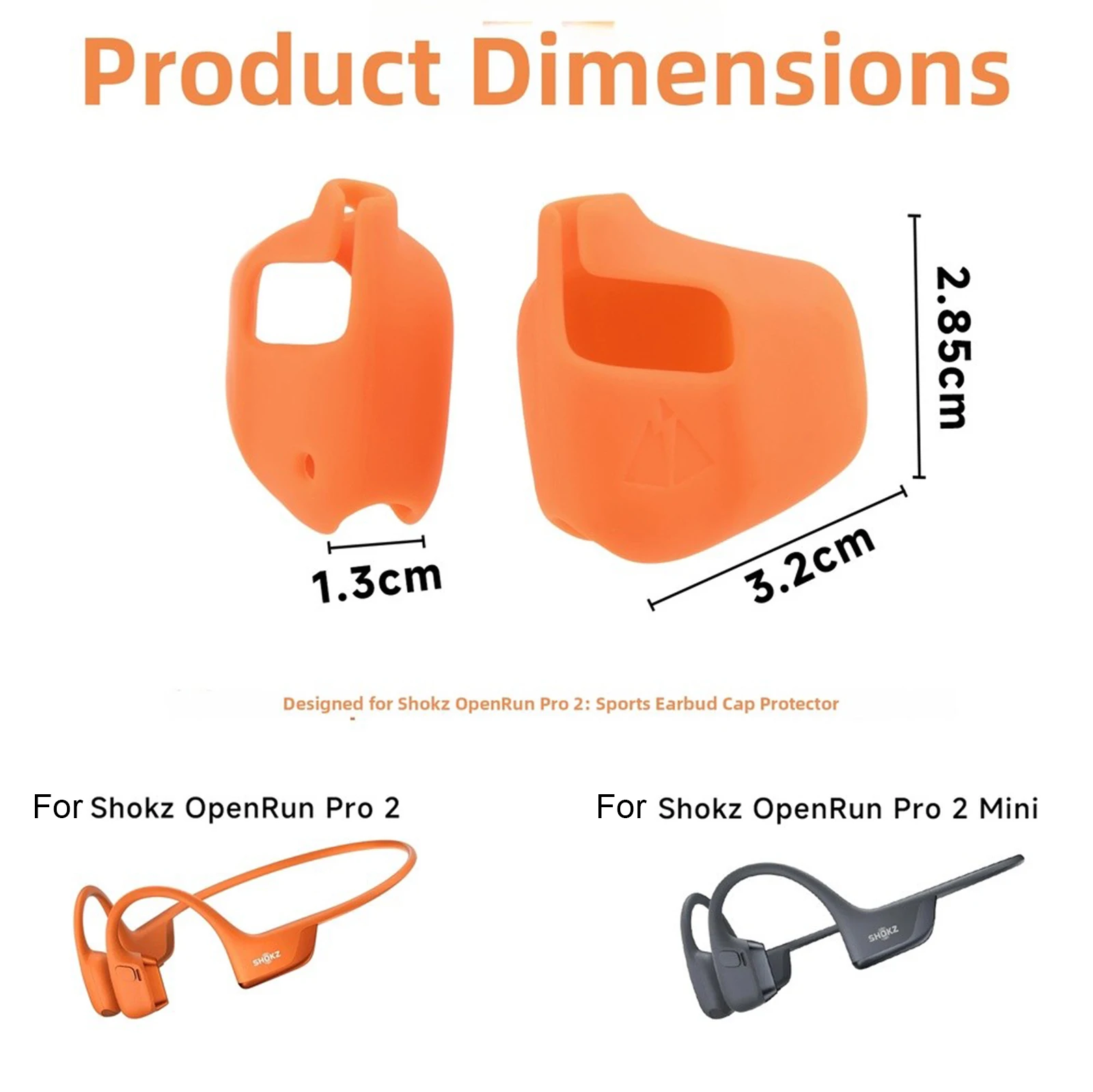 Headphone Case For SHOKZ OpenRun Pro2 Headphones Drop Protection Variety Of Colors Soft Touch Material Easy To Clean Accessories