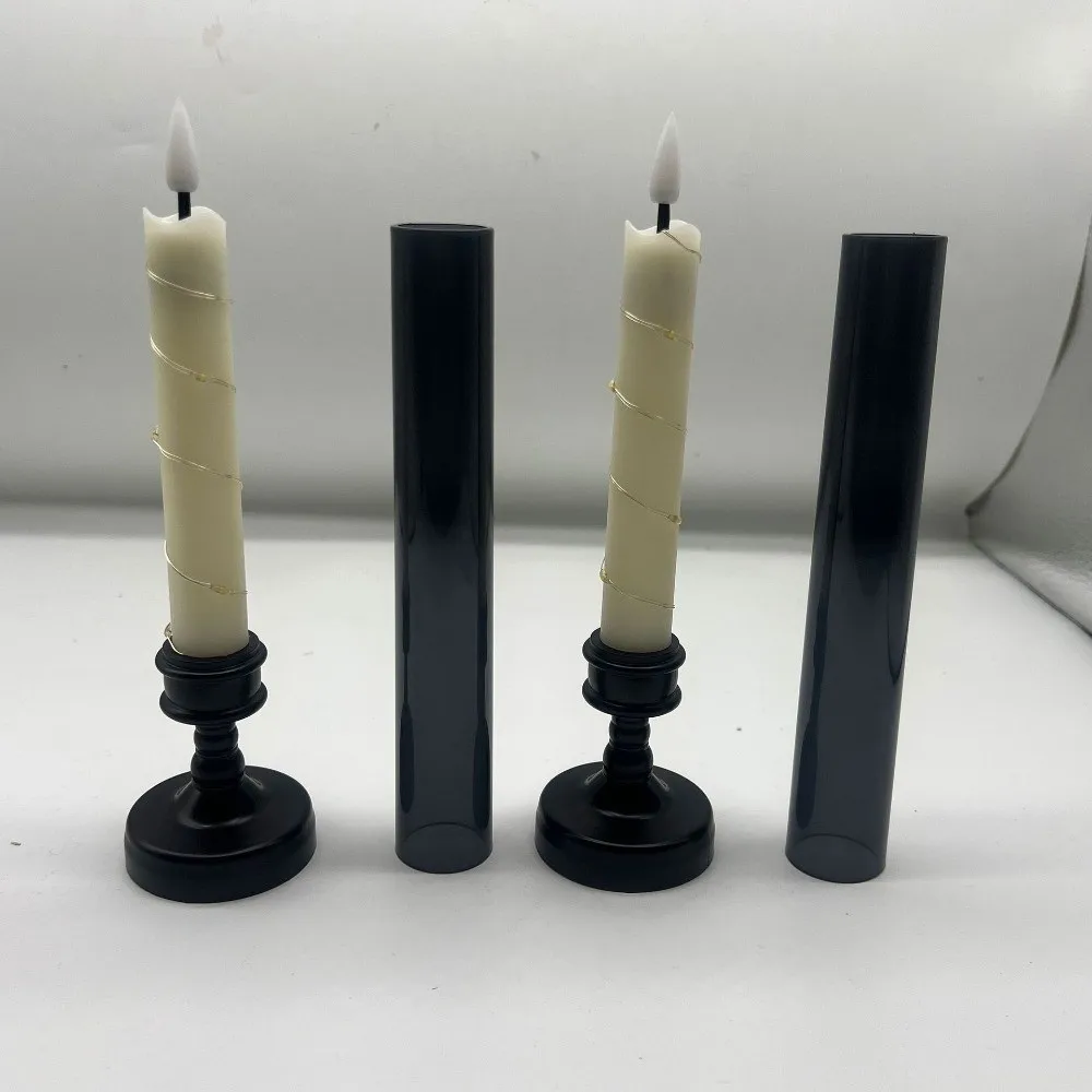 

Светящаяся беспламенная светодиодная лампа-свеча с пультом ДУ и таймером, мерцающие электрические свечи, реалистичные 3D-фитили, ночники