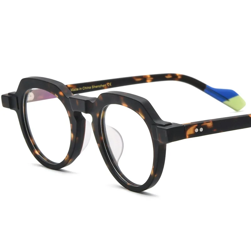 Frosted fashion square plate glasses frame optical glasses frame small face men and women myopia glasses