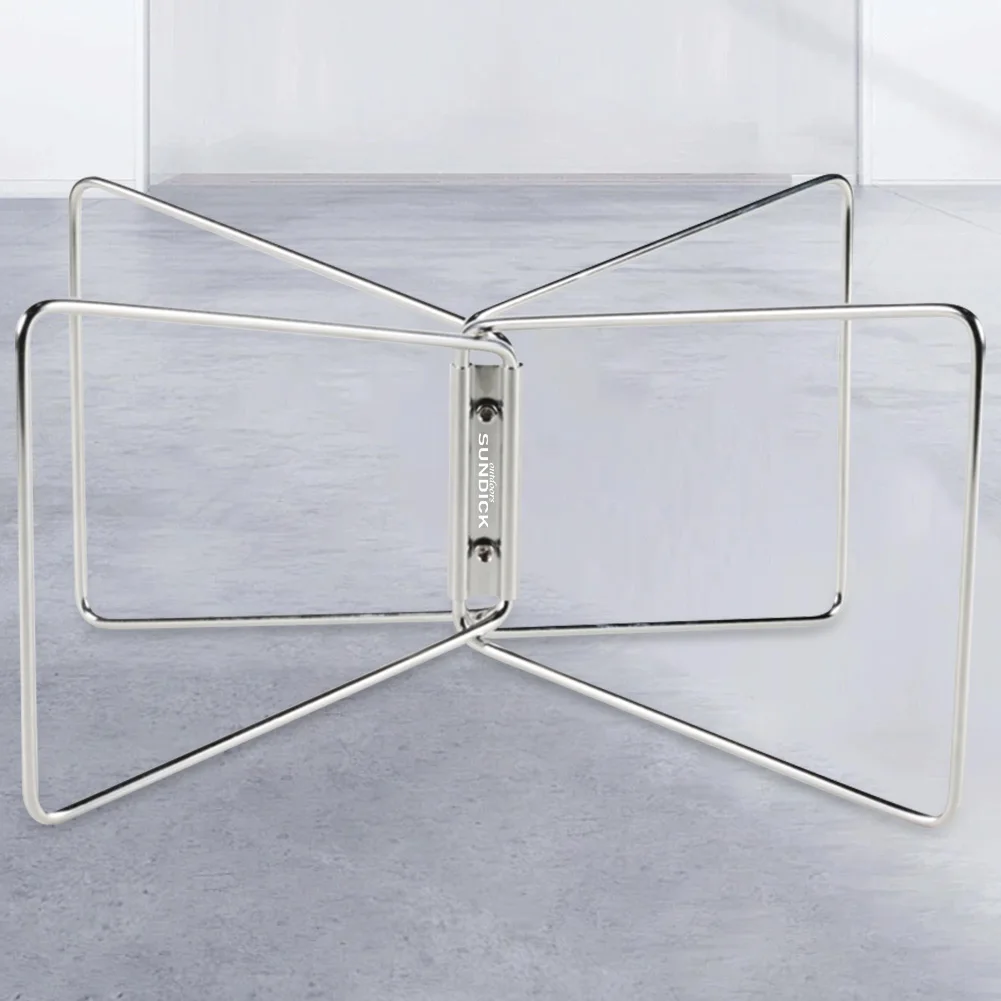 Ice Box Holder Foldable Outdoor Camping Ice Box Holder Rack Stainless Steel Cooler Holder Leg for Cooking Fishing Picnic Outdoor