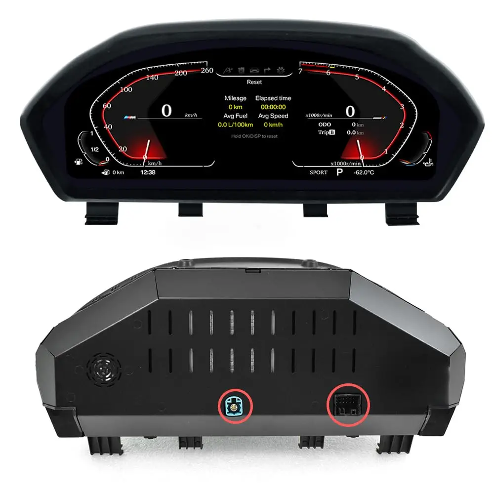 

12.3’’ Digital Instrument Cluster for BMW F30 F31 GT-F34 F32 F33 F36 speedometer gauge, plug & play, non-destructive install