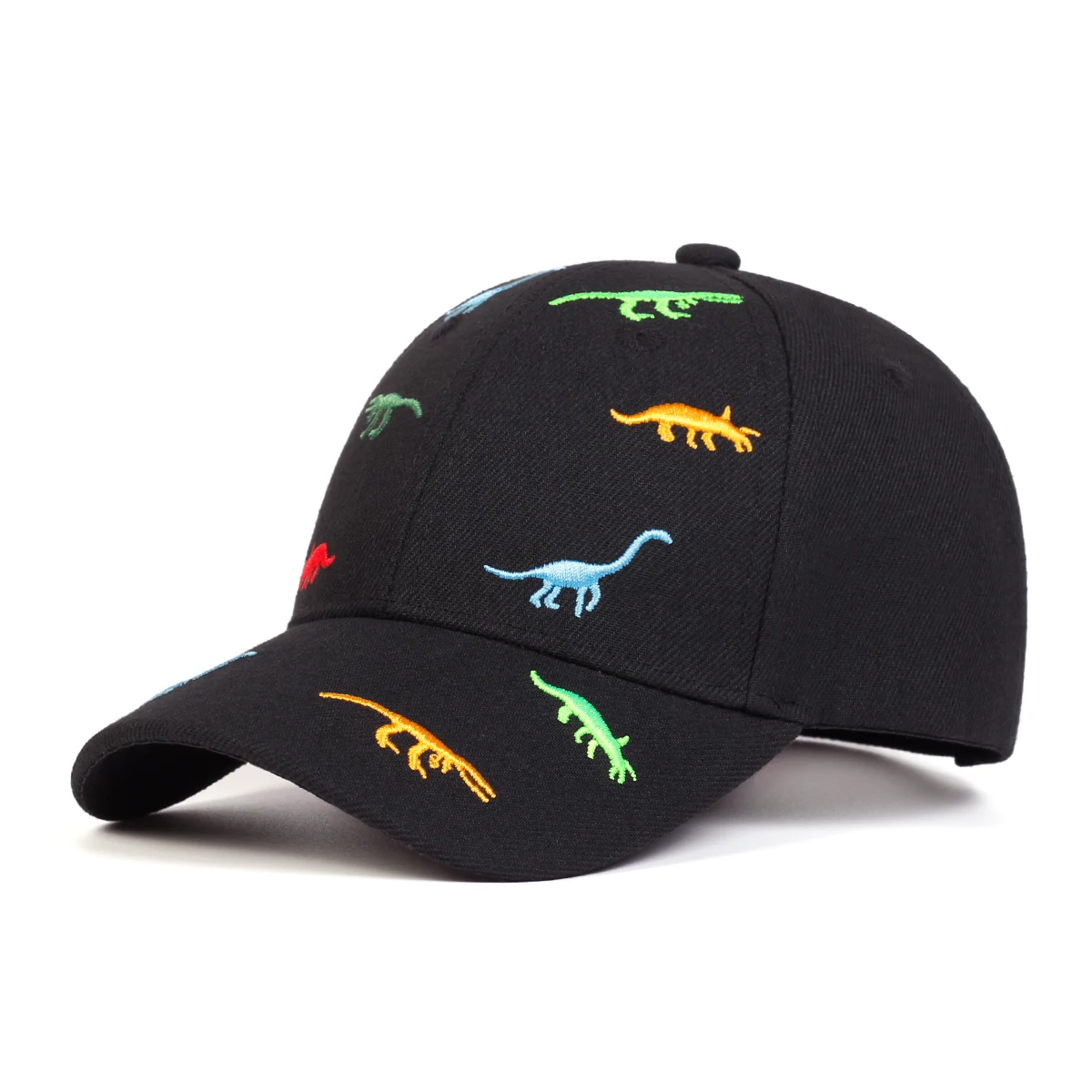 Children Dinosaur Embroidery Baseball Caps Spring Summer Outdoor Adjustable Casual Hats Boy Girl Travel Sunscreen Hat