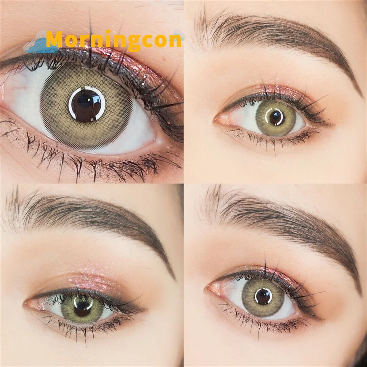 Himalayan Brown  Myopia Prescription Soft Colored Contacts Lenses For Eyes Small Beauty Pupil Make Up Natural Yearly