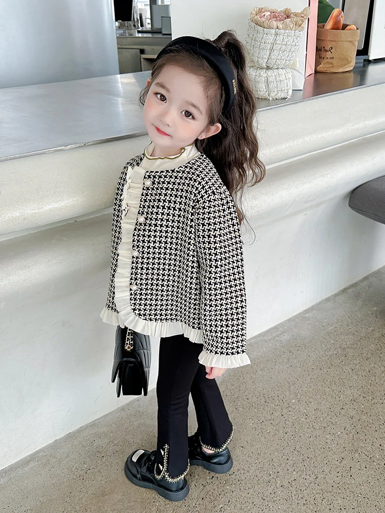 ربيع الخريف طفلة Jaet الأطفال 5 Fraance الصغيرة Sle 6 الأطفال المفتوحة سترة الخريف أعلى 2 Fraance الصغيرة 3 Y...