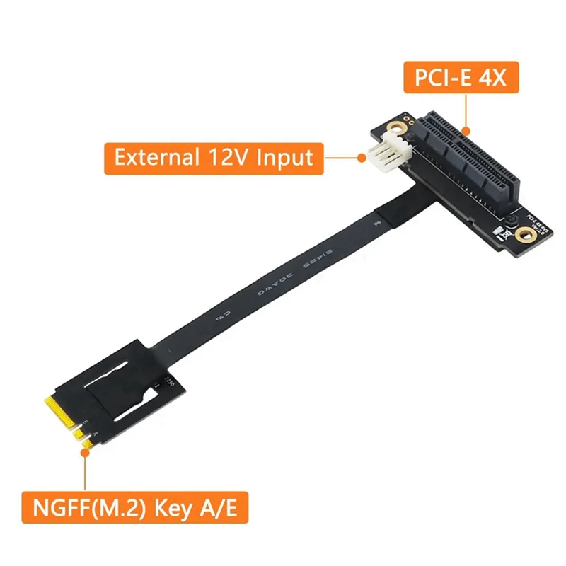 

Модернизированный адаптер M.2 NGFF с двумя клавишами A-E в PCI-E 4X, кабель-переходник для расширителя тестера PCI-E