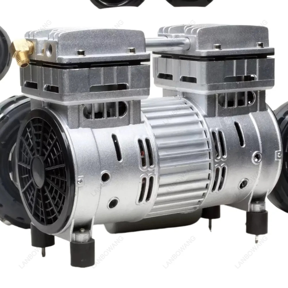 550W Oil-Free Silent Pump Head 40L/min With Heat Sink Replacement Accessory For Air Compressor Machine