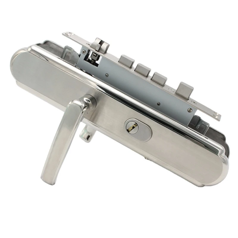 Stainless steel 304 security entrance door lock set with 68 cylinder bolts