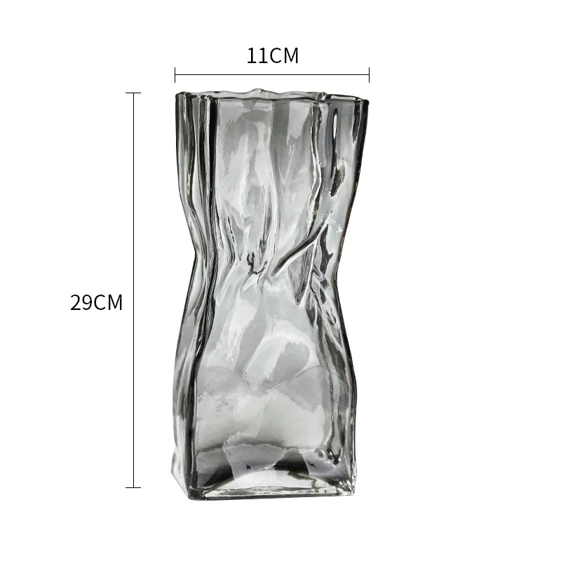 Handmade Vase Dried Flower Arrangement Modern Style Flower Pot Garden Living Room Dining Table Vases Decoration Ornaments Ваза