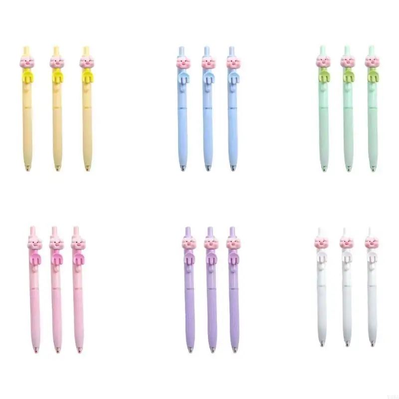 3Pcs/pack Gel Pens Quick-Drying 0.5mm Fine Point Neutral Pen Gel Pen Set