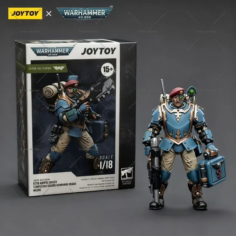

JOYTOYWarhammer 40k 1/18 Astra Militarum Tempestus Scions Command Squad 55th Kappic Eagles MedicAction Doll Коллекция игрушек