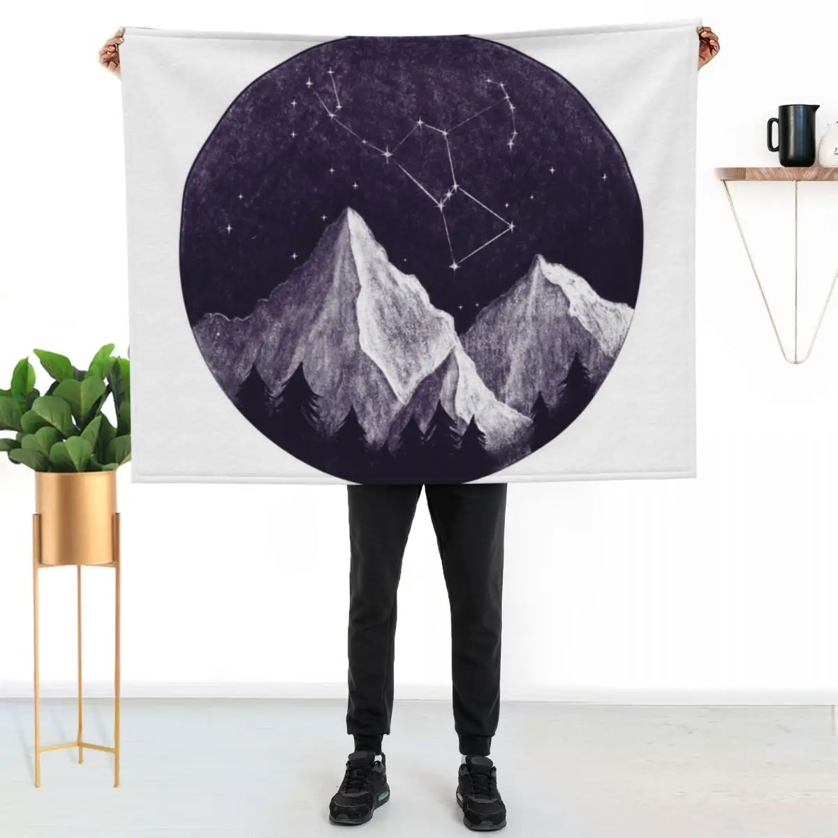 Orion constellation Throw Blanket Cute Thins Stuffeds Designers Soft Blankets
