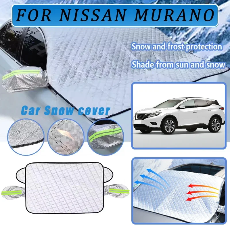 

Thickened Car Now Sunshade Windshield Cover With 5/9 Magnets UV Protection Anti Snowboard Sunlight For NISSAN MURANO