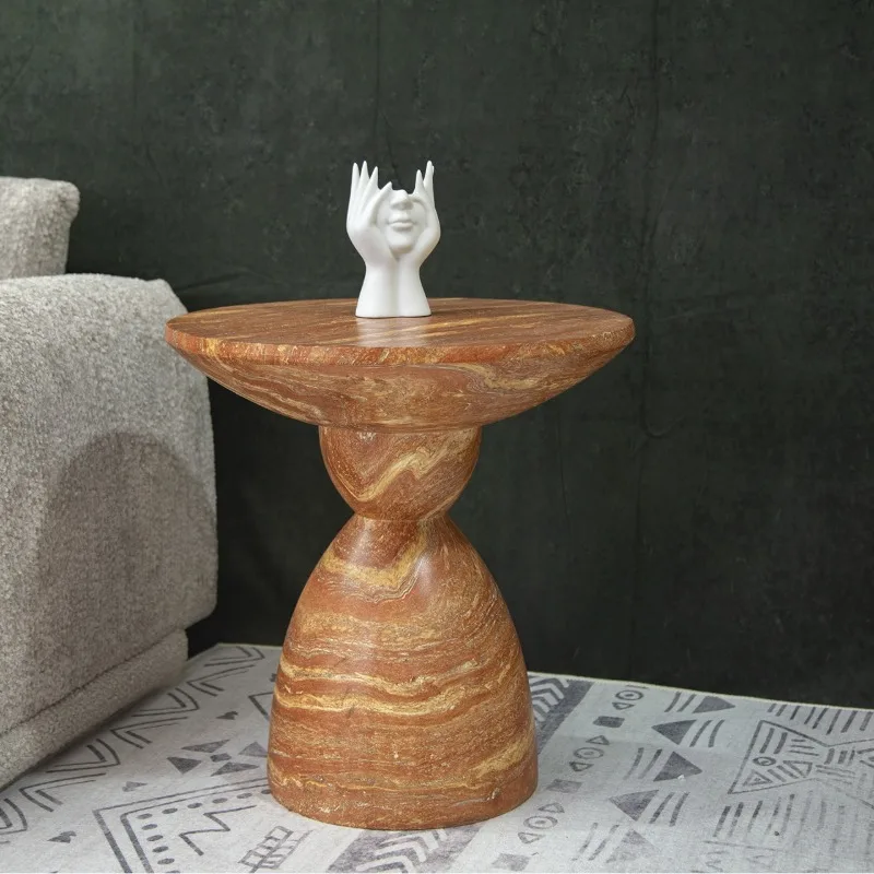 

Mid-Century Style Side Tables Vintage Designer End Table for Living Room Hotel Bedroom Accent Table Creative Round Coffee Tables