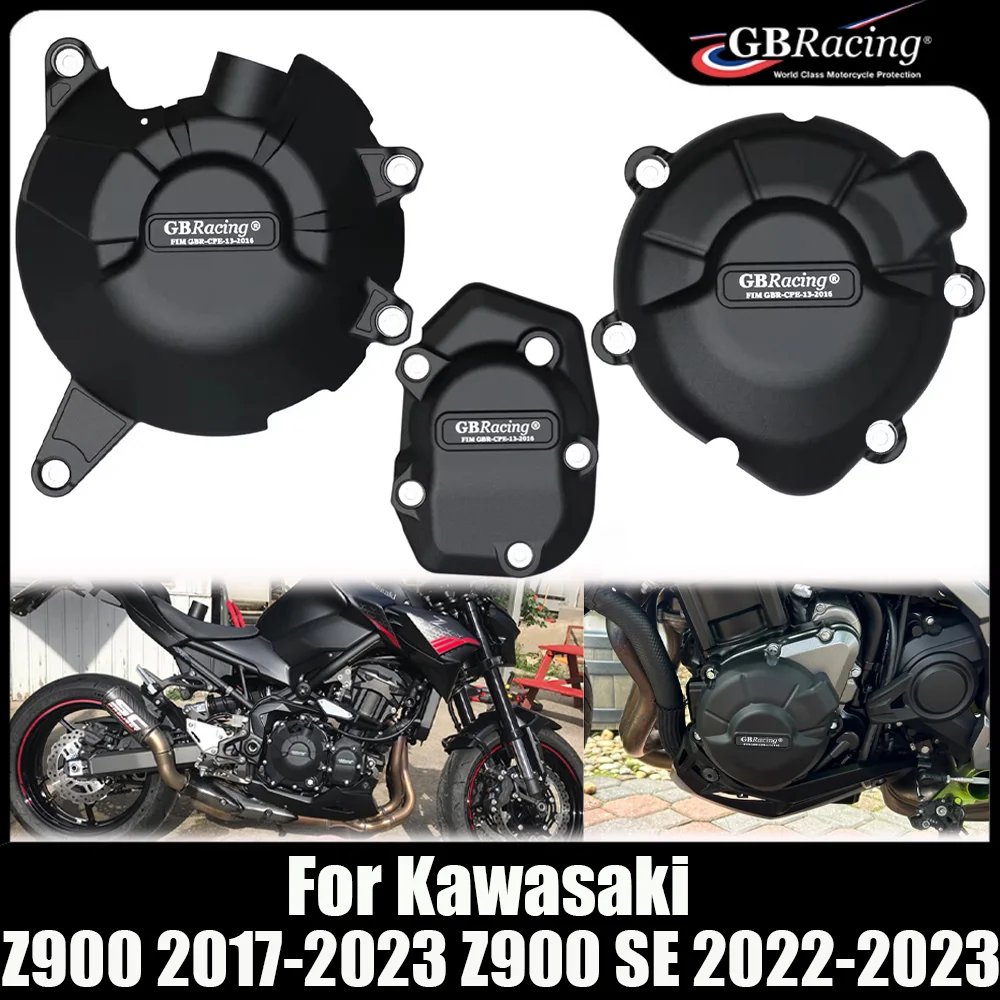 

GBRacing For Kawasaki Z900 2017-2023 Z900 SE 2022-2023 Motorcycle Engine Cover Clutch Cover Protection Set Accessories