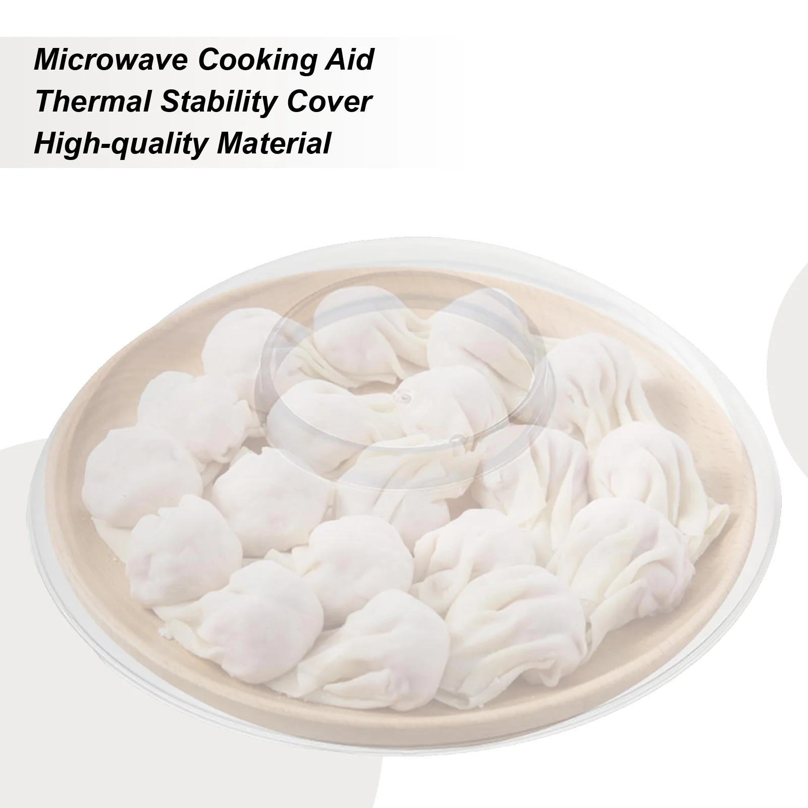 Microwave Cover For Food Clear Food Reheating Guard Heat Resistant Microwave Splatter Cover With Vent For Reheating Cooking Meal