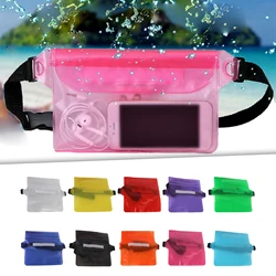 Waterproof Swimming Bag Ski Drift Diving Shoulder Waist Pack Bag Underwater Mobile Phone Bags Case Cover For Beach Boat Sports