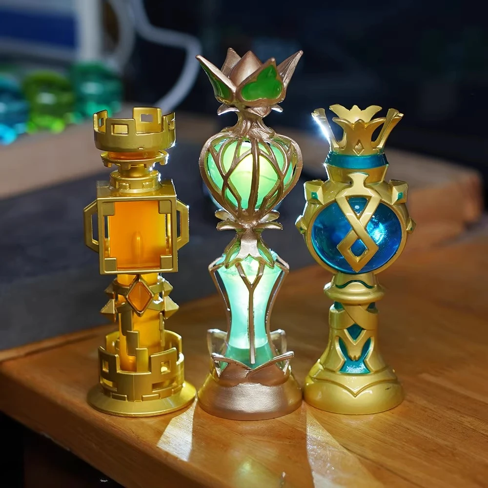 

Genshin Impact Chinese Game Peripherals Heart of the Divine Metal Model Collectible Desk Ornament Creative Birthday Gifts Toy