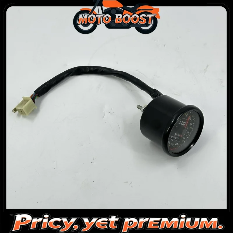 【Premium quality】Motorcycle SPEEDOMETER - BLACK - KM/H For MUTT Motorcycle Original Parts MPT-0275