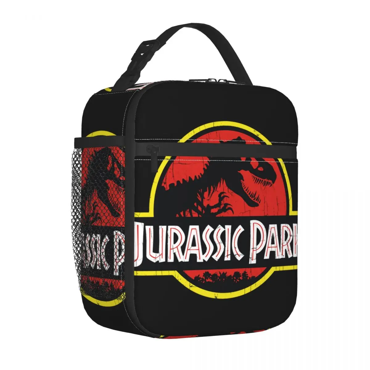 Sacos De Almoço Isolados Jurassic Park Grande Saco Térmico Reutilizável Tote Lancheira Escolar Piquenique Bento Pouch