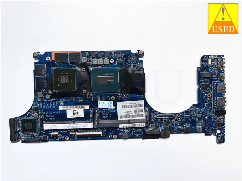 Placa base de ordenador portátil usado, LA-9941P para HP 9530 m3800 con I7-4712HQ GT750M, 2GB, totalmente probada, funciona al 100%