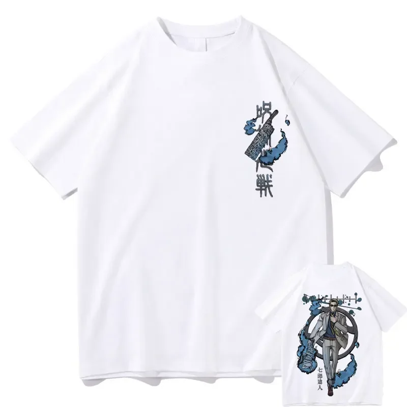 Japanese Anime Nanami Kento Graphic T Shirts Men Manga Fashion Vintage T-shirt Tops Short Sleeve Male Hip Hop Oversized Tees Y2k