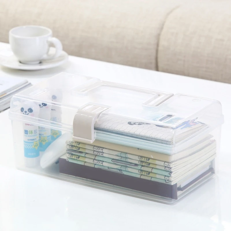 Scatola portaoggetti in plastica trasparente scatola portaoggetti per uso domestico scatola portaoggetti per gioielli scatola portaoggetti per giocattoli accessori per attrezzi
