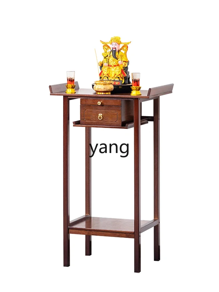 

LH new Chinese style God of Wealth cabinet household shrine table small shrine living room Guanyin table