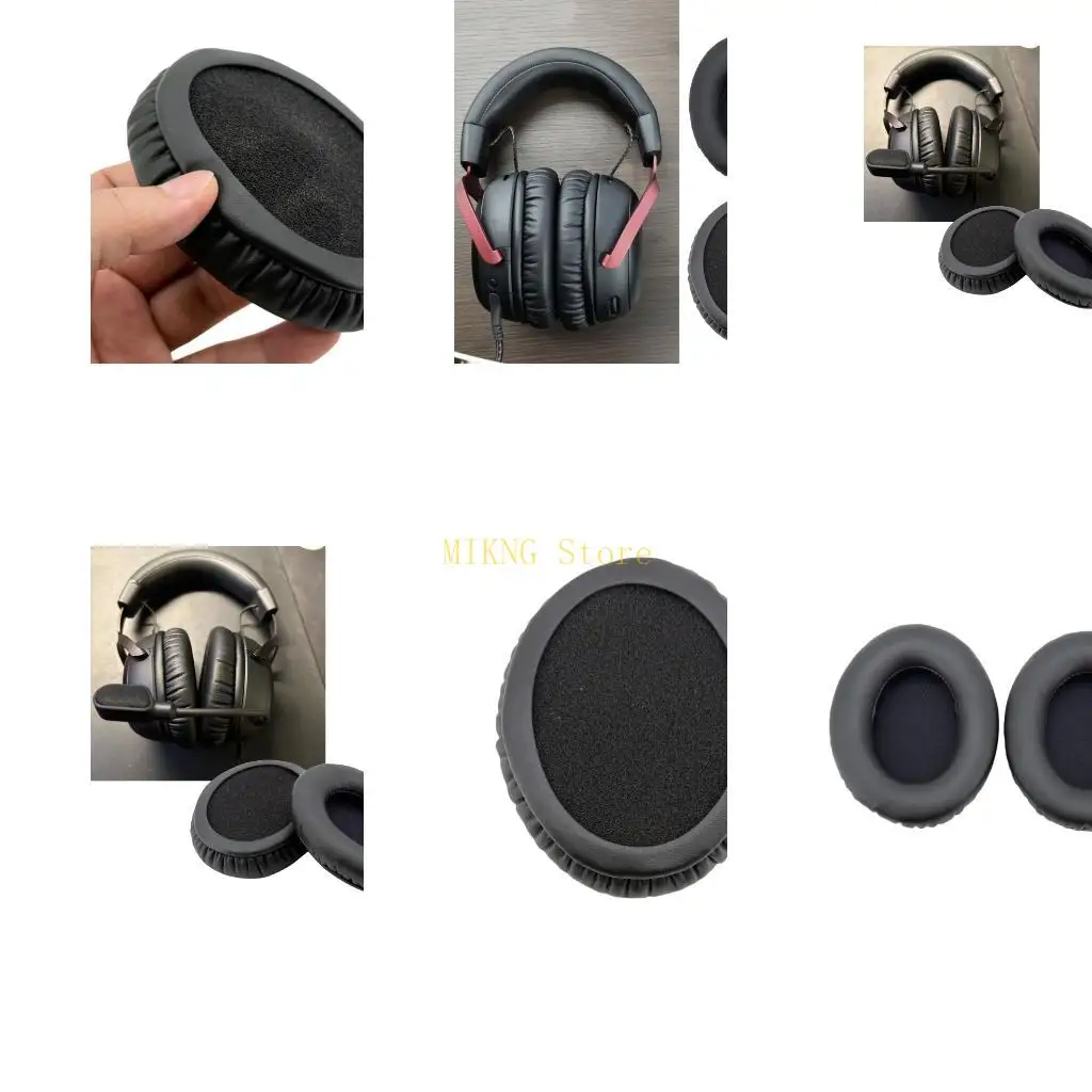Replacement Earpads Protein Leather Ear CushionS Earmuffs for Cloud III Cloud 3 Noise Reduction Black Best Sale
