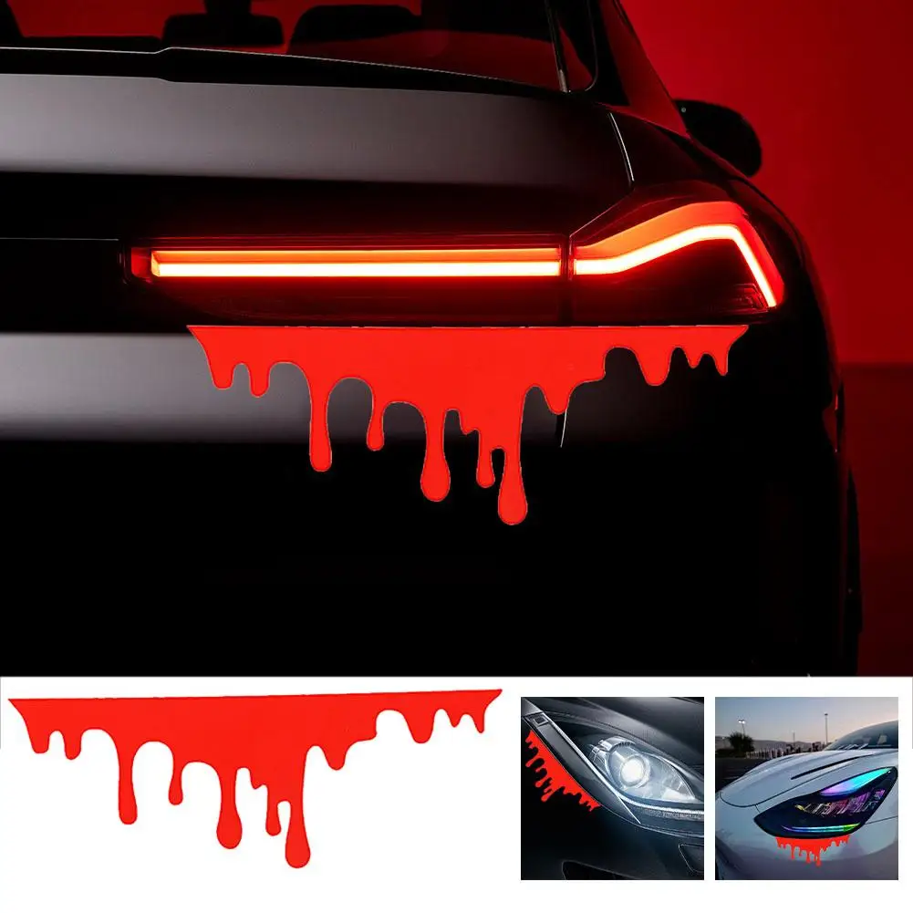 Хэллоуин-Красная-Кровь-Капающая-Автомобильная-Наклейка-Цветущая-Кровь-Наклейка-Кровь-Капающая-Хэллоуин-Краска-Кровавая-Тема-Наклейки-Красный-p0c0
