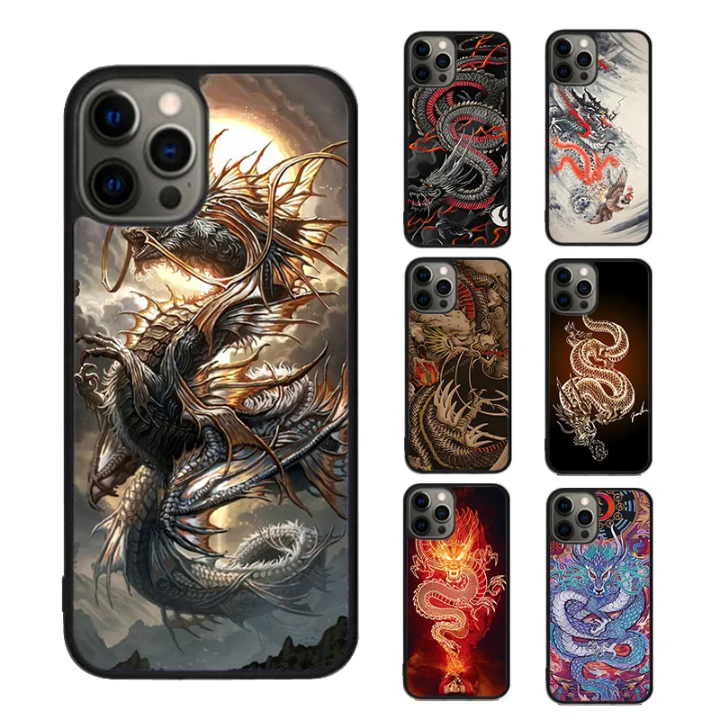 Legendary Chinese Dragon Phone Case cover For iPhone SE2020 15 16 14 13 Pro Max Fundas 12 11 Pro Max 8 PLUS 7PLUS mini mobile