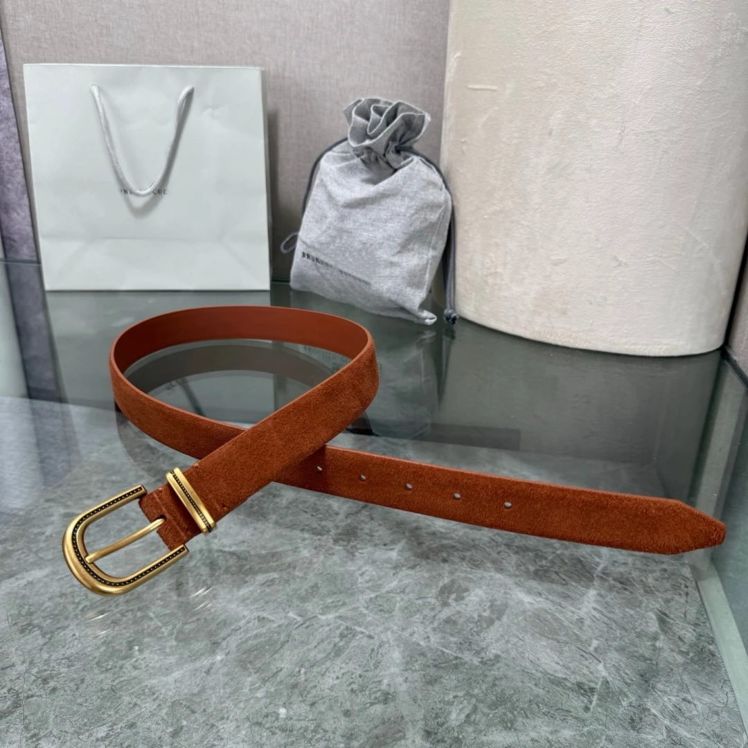 Luxury Men's Genuine Belt With Metal Needle Buckle Men's Frosted Cowhide Belts High-quality Designer Belt 3.0BC