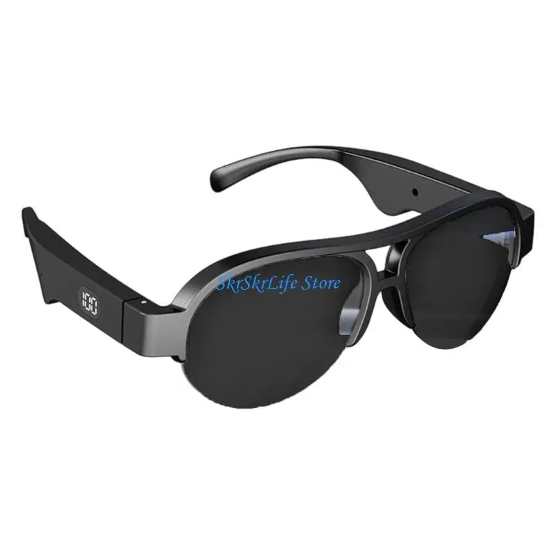 E65E Intelligent Sound Wireless Glasses with Adjustable Lens & Open Ear Sound for Daily